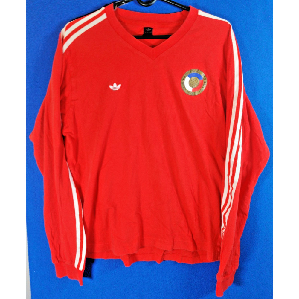 Adidas Originals Czechoslovakia Football Long Sleeve Shirt Men's SIze Large